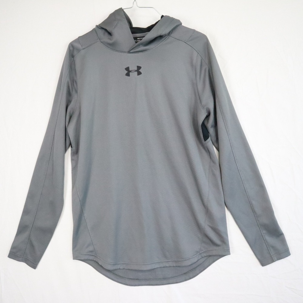 Under Armour Hoodie Mens Small ColdGear Fitted Activewear‎ Pullover Long Sleeve
